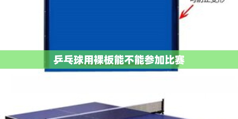 乒乓球用裸板能不能参加比赛