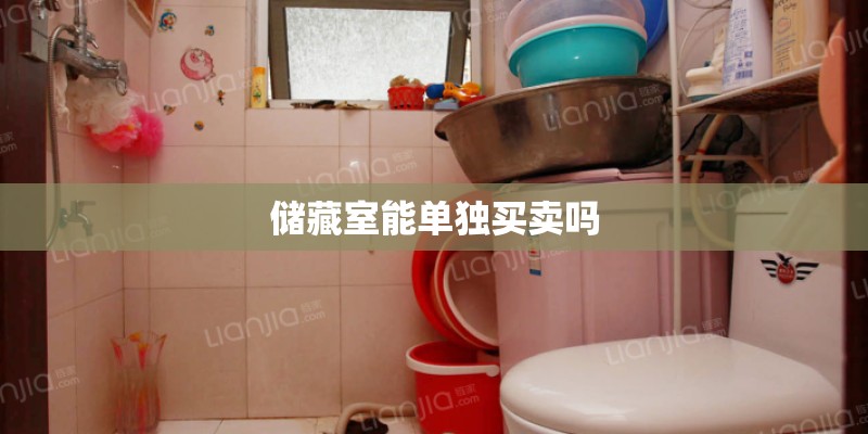 储藏室能单独买卖吗