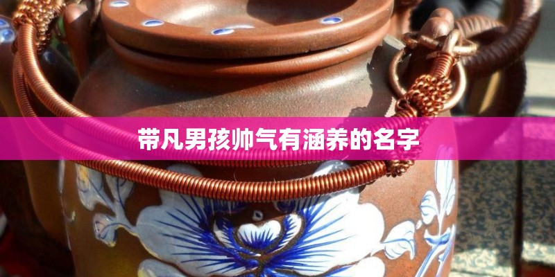 带凡男孩帅气有涵养的名字