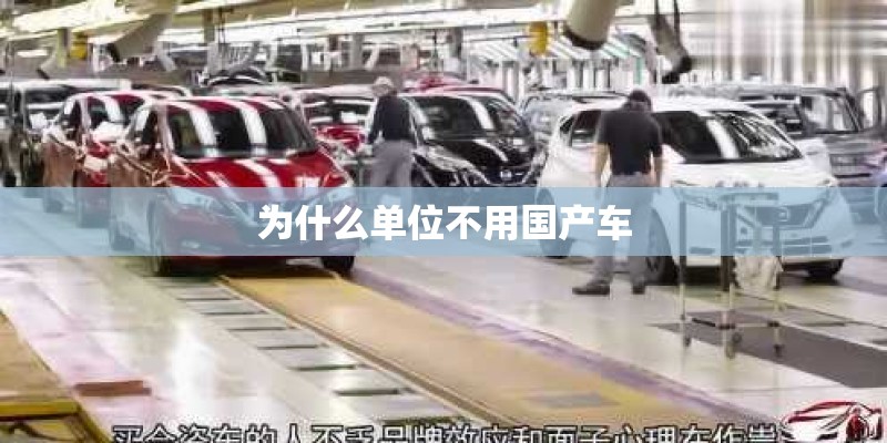 为什么单位不用国产车