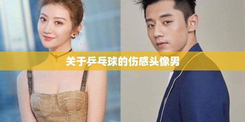 关于乒乓球的伤感头像男