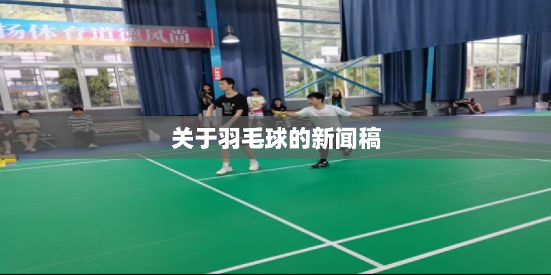 关于羽毛球的新闻稿
