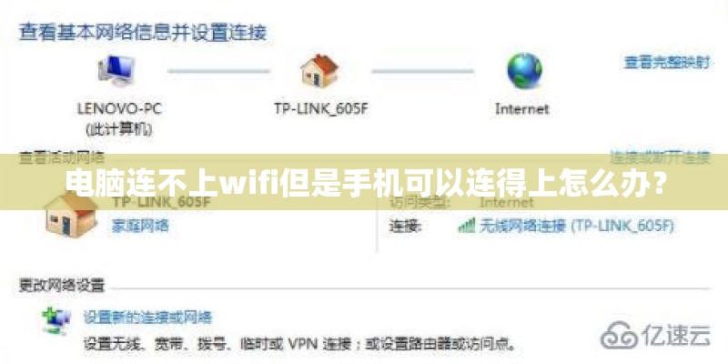 电脑连不上wifi但是手机可以连得上怎么办？