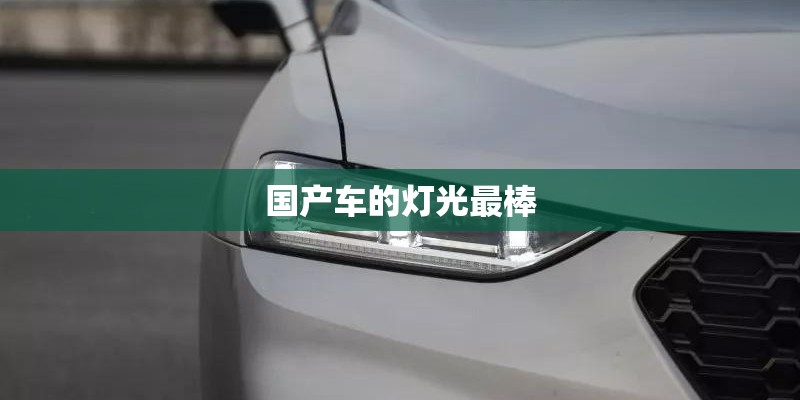 国产车的灯光最棒