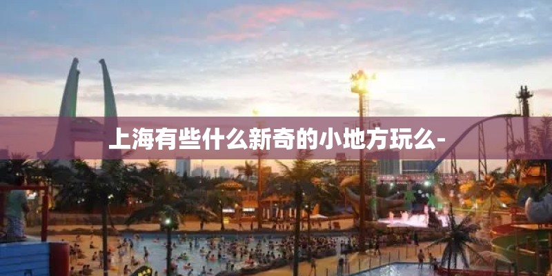 上海有些什么新奇的小地方玩么-
