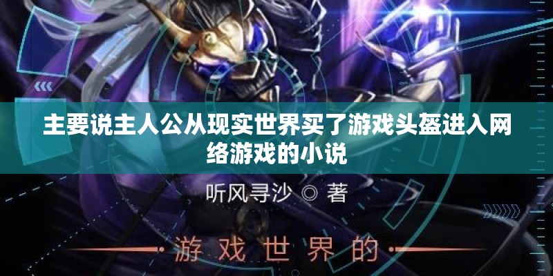 主要说主人公从现实世界买了游戏头盔进入网络游戏的小说