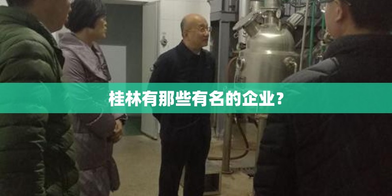 桂林有那些有名的企业？