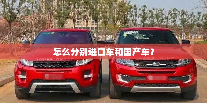 怎么分别进口车和国产车？
