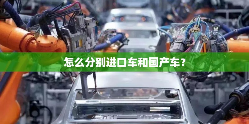 怎么分别进口车和国产车？