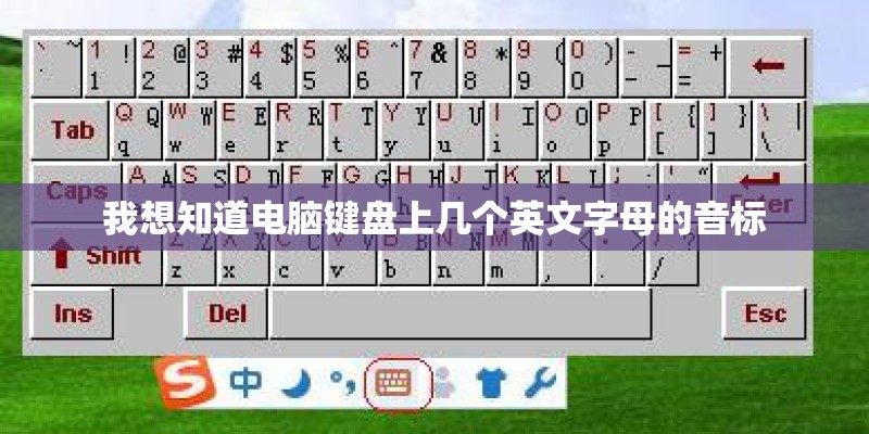 我想知道电脑键盘上几个英文字母的音标 我想知道电脑键盘上几个英文字母的音标