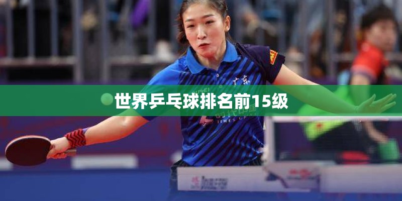 世界乒乓球排名前15级