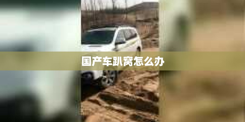国产车趴窝怎么办 国产车趴窝怎么办