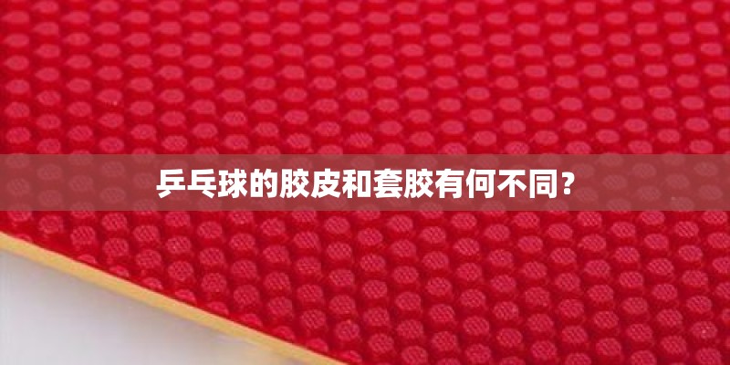 乒乓球的胶皮和套胶有何不同? 乒乓球的胶皮和套胶有何不同?