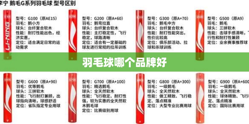 羽毛球哪个品牌好 羽毛球哪个品牌好
