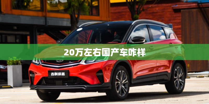 20万左右国产车咋样