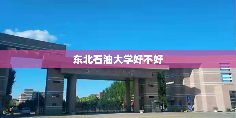 东北石油大学好不好