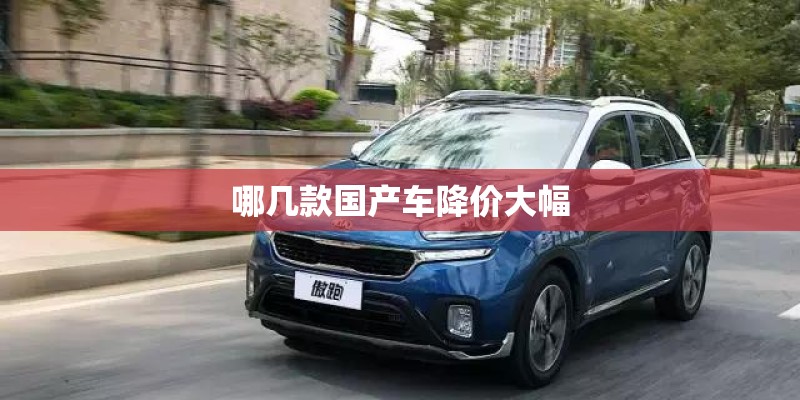 哪几款国产车降价大幅